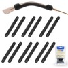 SMARTTOP Soft Silicone Eyeglasses Temple Tips Sleeve Retainer,Anti-Slip Elastic Comfort