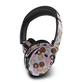 MightySkins Glossy Glitter Skin Compatible with Bose QuietComfort 45 Headphones Donut Binge | Protective, Durable High-Gloss Glitter Finish | Easy to Apply | Made in The USA