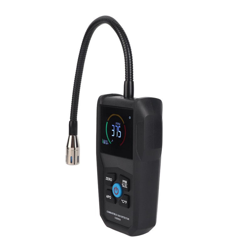 Combustible Gas Detector 50‑50000PPM LCD Display Screen Portable Gas Leak