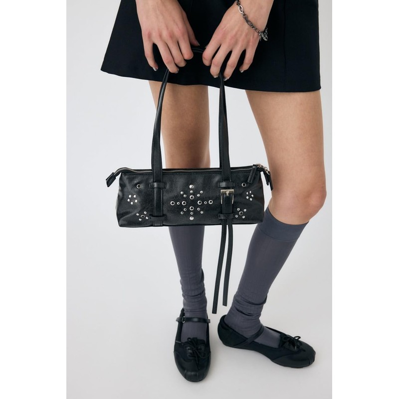 Mousey 010ISH55-3301 Women's Shoulder Bag, Black, Free size