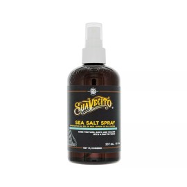Suavecito Sea Salt Spray 8 oz. - Creates Natural Volume & Texture - Alcohol Free