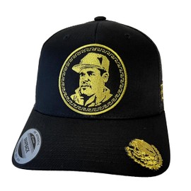 Sonora El Chapo Guzmán 4 Logos hat Black mesh