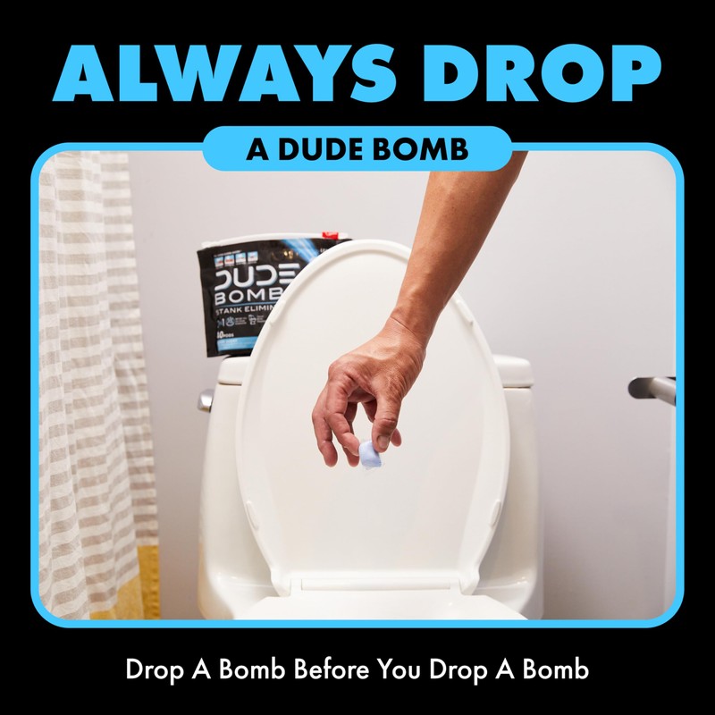 DUDE Bombs - Toilet Stank Eliminator - 1 Pack, 40