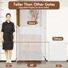 48 Inch Extra Tall Retractable Baby Gates, Extends to 55"