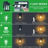 Kuniwa Solar Wall Light Outdoor with 3 Lighting Modes, Dusk