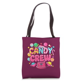 Candy Land Candy Crew Decorations Sweetie Candy Squad Party Tote Bag