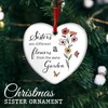 CHOANG Sister Gifts from Sisters - Ceramic Ornaments for Christmas