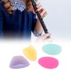 4Pcs Flute Thumb Rest Cushion Colourful Silicone Finger Cover Flutes