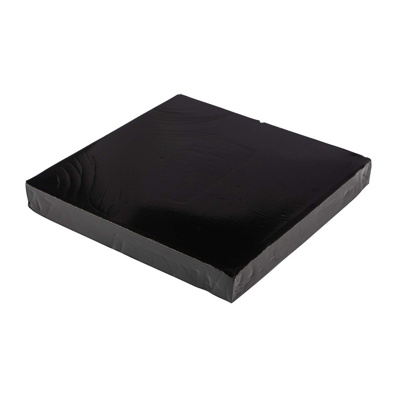 Sorbothane Vibration Isolation Square Pad, 4"x4", 2 Pack (50 Duro,