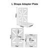 CTXSumTec CCTV Security L-Shape Dome Camera Mount Bracket,Universal Wall Ceiling