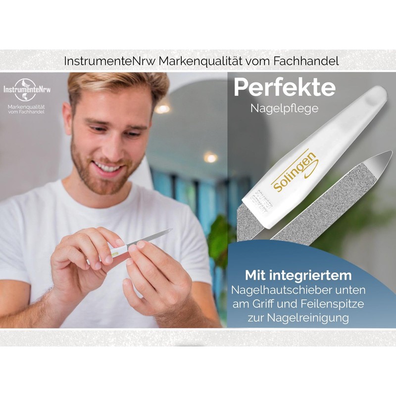 Nail File Set of Solingen Manicure Files Made in Germany