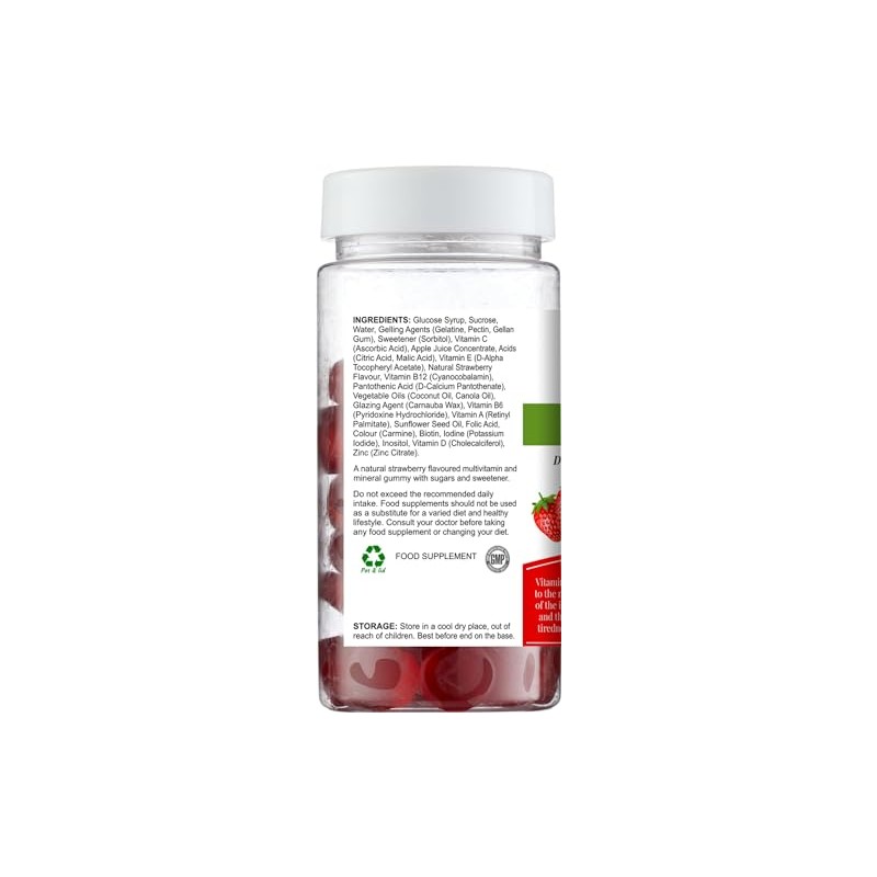 VitaBerry Boost Multivitamins Gummies for Men, Women, High Strenght, 60