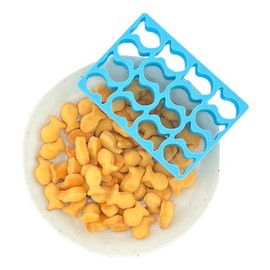 Mini Goldfish Cracker Cutter and Goldfish Cookie Cutter - goldfish mold Hand Made in the USA by Mighty Gadget (16 x 1" Goldfish cutter)