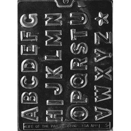 Life of the Party L003 Alphabet Chocolate Mold