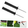 Gatuida 3pcs Soccer Corner Flags Spring Mount Ground Nail Agility