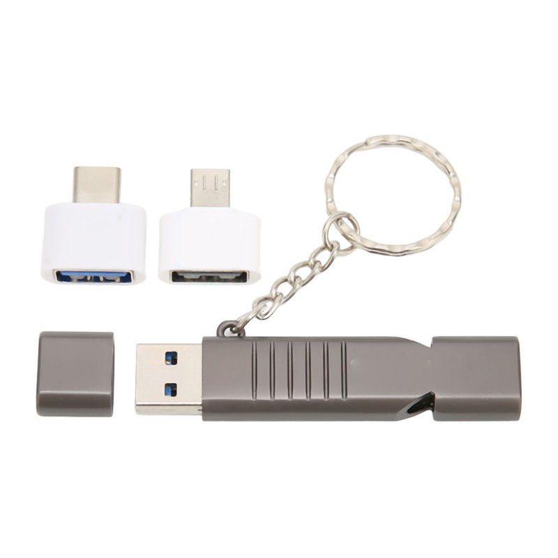 Whistle Flash Drive SOS Outdoor Waterproof USB3.0 120dB Sound Multifunction