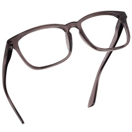 Readerest Gafas de lectura con bloqueo de luz azul (carbón, aumento de 2.50), gafas de computadora, a la moda para hombres y mujeres, antirreflejos, antifatiga ocular, protección UV