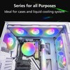 Akasa Vegas AK-FN111-WH A12, Addressable RGB Fan, PC Fan with