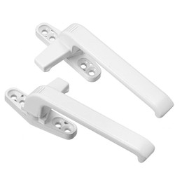 Sourcingmap 2pcs Window Sash Latch Lock Zinc Alloy Power Coating Right Left Hand Silver