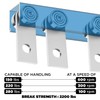 2 Wheels Trolley Assembly Rollers, 2 Bearings Strut Channel Trolley