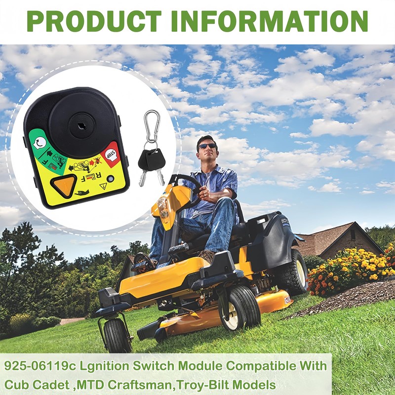 925-06119c Ignition Switch Module for Cub Cadet XT1 XT2 LTX/Troy-Bilt/MTD