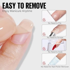 TOMICCA Peel Off Base Coat UV Gel, 15ML Base Coat Soak-Off UV/LED Nail Polish, Abziehbarer Basislack Klares Gel Nagelpolitur für Nagelstudio DIY Home