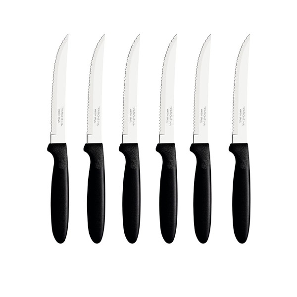 Tramontina Ipanema Steak Knife Set of 6 Steak Knives Stainless Steel