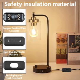 Raheem Pack of 2 Cord Switches, 250 V 6 A Intermediate Switch, Cable Switch for 2-Core and 3-Core Power Cables, Compatible with All Types of Electric Lamps, Table Lamps