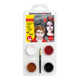Eberhard Faber Dracula 579027 Children's Make-Up Set, 4 Make-Up Colours with Brush and Instructions (English language not guaranteed)