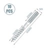 Jinsion Pack of 10 hanger bolts M8 x 60 mm,