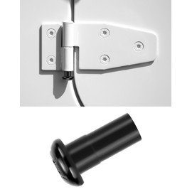 QWORK Stainless Steel Door Hinge Nut Set Compatible With 2018-2022 Jeep Wrangler JL JLU Rubicon Gladiator - 16 pcs Black Powder Coated Replacement Bottom Nuts, Easy Install, Anti-Corrosion