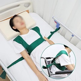 Elderly Bed Strap Dementia Patient Wheelchair Belt Anti-Fall Torso Support Vest Harness Band for Elderly Bedridden