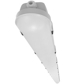 HYPERLITE 8 Foot LED Vapor Proof Light, 15600lm IP66 Waterproof Vapor Tight Led Lights Fixture, 120w/100w/80w, 120-277V, Dimmable Outdoor Shop Light for Carports, Gas Station, Garage ETL Listed