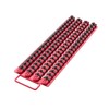 Olsa Tools Portable Socket Organizer Tray | Red Rails Black