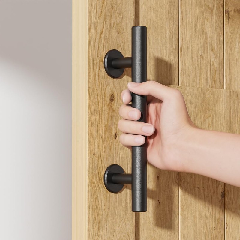 WOLFBIRD 30 cm Barn Door Handle, Sliding Door Pull Handle,