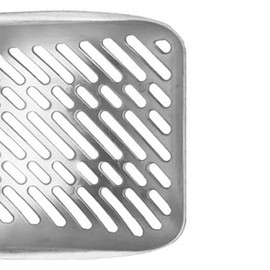 yawpnan Metal Cat Litter Scoop Hollow-Out Cat Scooper Pet Poo Shovel Kit Pet Reptile Terrarium Bedding Litter Cleaner Scoop Kitty Cat Litter Scooper Sifter (Gray)