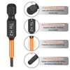 sourcing map 4pcs H2 Hex Head Drill Bit Wrench 2mm