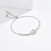 Women's Silver Snowflake Design S925 Sterling Silver Cubic Zirconia Winter