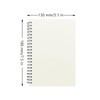 DSTELIN Blank Spiral Notebook, 3-Pack, Soft Cover, Sketch book, 100