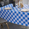 Subakvo Vinyl Tablecloth with Flannel Backing - Waterproof, Fade-Resistant, Lock-Edge,