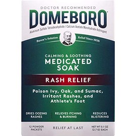 Domeboro Soothing Soak Rash Relief Powder Packets, 12 each, Pack of 11