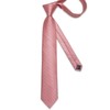 DiBanGu Blush Pink Tie Stripe Ties for Men Jacquard Woven
