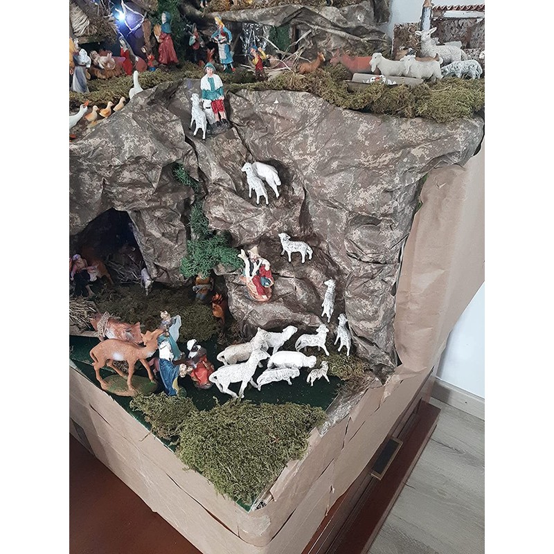 ARKRAFT Nativity Paper Rock or Earth 4 Pieces Made in