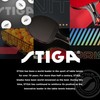 STIGA 6 Pack 2 Star Spin Tracker Table Tennis Balls