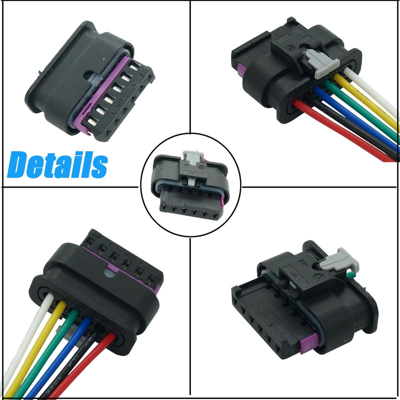 Micarun 6 Wires Tail Lights Connector Wiring Harness Pigtail Plug