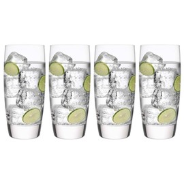 Luigi Bormioli Michelangelo Masterpiece 14.5 oz Beverage Glasses - Elegant, Durable Fine Laser-Cut Rims - Ideal for Serving Various Beverages, Dishwasher Safe, Made in Italy (Set of 4)