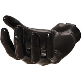 ZGLUZP Black Wall Hooks, Unique Hand Shape -Mounted Hanger Hook Home Storage, Decorative Black Key Rack, Key Hanger, Unique Hooks for Wall