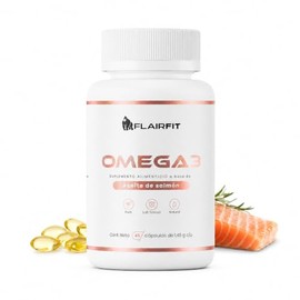 Omega 3 de Salmón Suplemento Premium, Alta Concentración de Aceite puro de Salmón (EPA - DHA), 45 Cápsulas