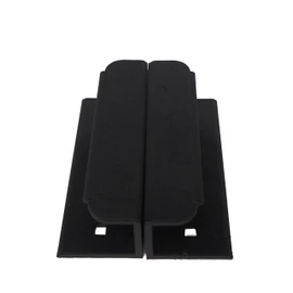 eTech4Us 2 Pack Black Replacement Door Handles Compatible with Yardmaster Outsunny Metal Sheds and Others