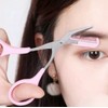 Eyebrow Shaper - Thinning Bushy Eyebrows with Scissors & Comb